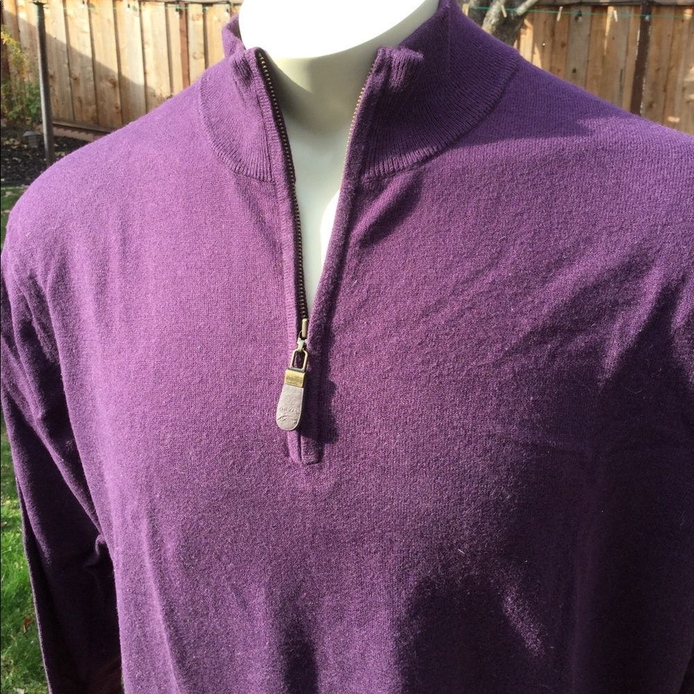 Men’s ORVIS 1/4 Zip Cashmere Blend Sweater